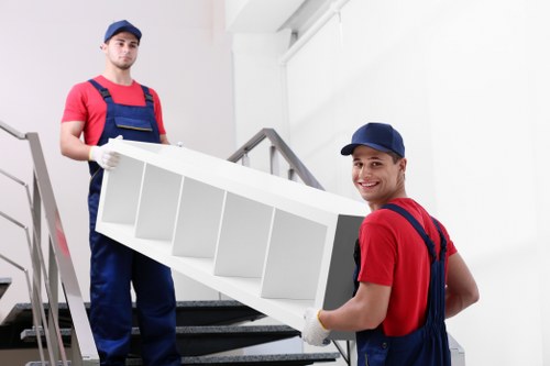 Removal team helping with a residential move in Maida Vale