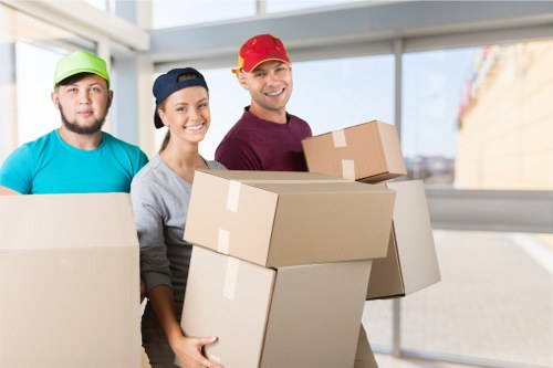 Commercial move planning in Maida Vale with office equipment and furniture