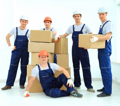 Van loaded securely for safe transportation
