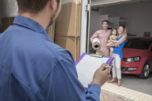 Removals van for local moves in Maida Vale residential streets