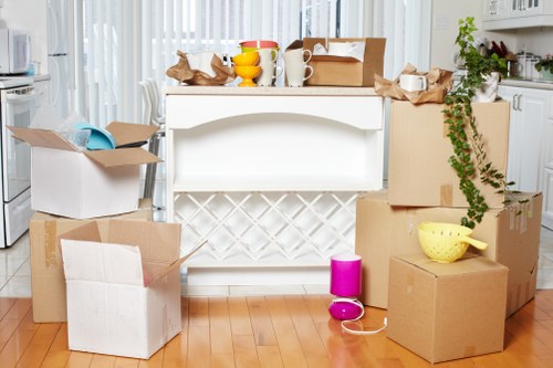 Furniture moving and loading support in a Maida Vale residential street