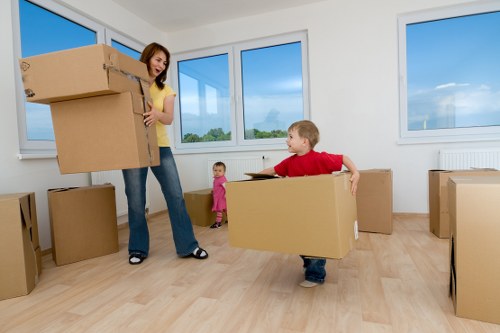 Packing and furniture handling for a Maida Vale house move
