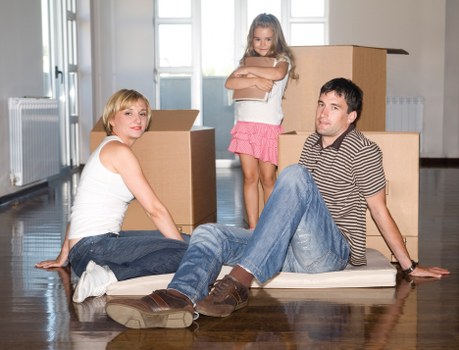 Careful loading of household items for a Maida Vale relocation